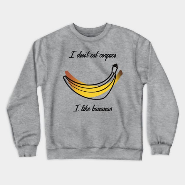 banana Crewneck Sweatshirt by Quemasangre